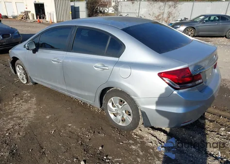 2014 Honda Civic Lx from USA, damaged, VIN 19XFB2F51EE221401